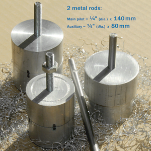 Egzoset's Customized VG Pipe - Metal Tops & Quarter inch Pilot rods