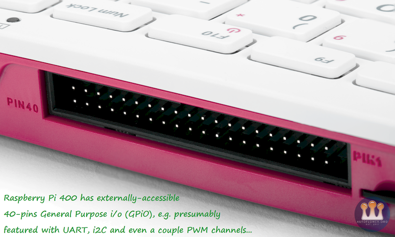 Raspberry Pi 400 - GPiO External Extension Port