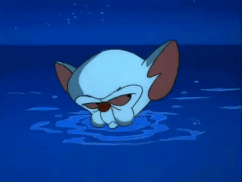 a cartoon character is playing in a toilet and says  you 've been playing in a toilet again 've been playing in a toilet again 